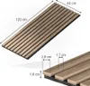 Stěnové panely Vicco Akustikpaneel Ořech 8 kusů, Model Náhled obrázku produktu 2