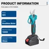 Súprava akumulátorových nožníc na konáre Drillpro 6 palcov Náhľad obrázku produktu 3