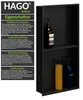Duschnische 30x60x10cm Schwarz - mit Rahmen Nischenregal Produktbild-Vorschau 3