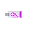Philips USB Stick 64GB Speicherstick Click Series weiß pink Produktbild-Vorschau 4