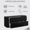 RODAN | Koupelnová Skříňka - 120 CM - Černý Mat - MDF - 2 Náhled obrázku produktu 3