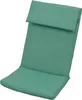 A teal colored chair cushion with a headrest, shown against a white background. Anteprima dell’immagine prodotto