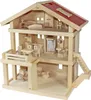 Villa Freda Puppenhaus Stadtvilla + Puppenhausmöbel Produktbild-Vorschau 1