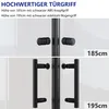 IMPTS Duschkabine Eckeinstieg 90x90cm Mattschwarz Dusche Produktbild-Vorschau 5