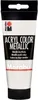Marabu Acrylfarbe Acryl Color 100 ml metallic-weiß 770 Produktbild-Vorschau 1