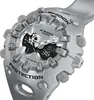 Close-up of a silver G-Shock watch face. Produktbild-Vorschau