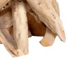 Individueller Teak Couchtisch TORA rund Glasplatte  D70cm Produktbild-Vorschau 7
