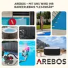 Solární sprcha AREBOS 35L a podlahový prvek antracit | Náhled obrázku produktu 13