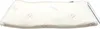 A white pillow with a zipper closure, lying flat on a white background. Produktbild-Vorschau