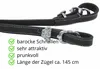 AMKA Prunkzaum Portugiesische Trense Barockzaum schwarz Produktbild-Vorschau 5