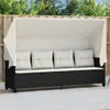 VidaXL 368335, Lounge, Obite siedzisko, Technorattan, Stal, Podgląd zdjęcia produktu 2