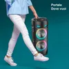 Bluetooth Karaoke Lautsprecher – Tragbarer Speaker mit LED Produktbild-Vorschau 4