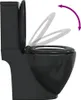 vidaXL WC Keramik-Toilette Badezimmer Rund Senkrechter Produktbild-Vorschau 6