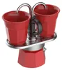 Bialetti Espressokocher Set Mini Express rot + 2 Produktbild-Vorschau 2