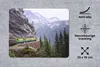 MuchoWow® Mauspad Mousepad Ein Zug fährt entlang eines Produktbild-Vorschau 2