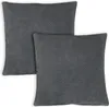Kissenbezug 60x60 cm anthrazit Kissenhülle 3D Waben Kissen Produktbild-Vorschau 2