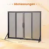 COSTWAY Grille pare-étincelles avec portes coulissantes, 89 Voir les images du produit 3