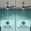 Noaton® 14132BBD Canis, nero e marrone scuro, ventilatore Anteprima dell’immagine prodotto 9