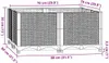 vidaXL Hochbeet 80x80x38 cm Polypropylen Produktbild-Vorschau 6