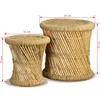 vidaXL Hocker 2 Stk. Bambus und Jute Produktbild-Vorschau 7
