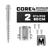 MAXERIO® 60 cm 2er Set Core 4 Schraubfundament; Ø 60 x 2; 4 Produktbild-Vorschau 2