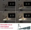 B.K.Licht - Lampe à pince LED dimmable noir - Lampe de Voir les images du produit 3