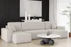 Wohnlandschaft Schlafsofa Sofa MARIS Stoff Poso Altweiß Produktbild-Vorschau 1