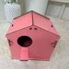 Jungengel Vogelhaus Nistkasten rosa Stecksystem Holz für Produktbild-Vorschau 2