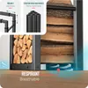 VOUNOT® Verstellbare Kaminholzregal Aussen Metall, Produktbild-Vorschau 7