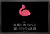 Mr. & Mrs. Panda Sauberlaufmatte Flamingo Stolz 40 x 60 cm Produktbild-Vorschau 1