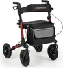 COSTWAY Rollator faltbar, 2in1 Rollstuhl & Reiserollator Produktbild-Vorschau 1
