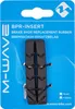 Messingschlager Bremsgummi BPR-Insert-VC, M-WAVE, schwarz, Produktbild-Vorschau 1