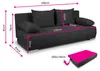 Schlafsofa Naki - Sofa mit Schlaffunktion und Bettkasten, Produktbild-Vorschau 6