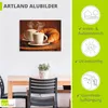 ARTland Wandbild Alu für Innen & Outdoor Cappuccino & Produktbild-Vorschau 4