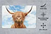 MuchoWow® Mauspad Mousepad Schottischer Highlander - Wolke Produktbild-Vorschau 2