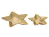 Dekoschalen 2er Set Starlight gold Weihnachtsdeko Aluminium Produktbild-Vorschau 2