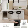Lot de 2 tabourets de bar CHRISTIAN - noir Voir les images du produit 4