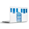 MuchoWow® Laptop Aufkleber Sticker Cover Architektur - Zaun Produktbild-Vorschau 1