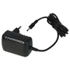 A black power adapter with a coiled black cable and a plug. Produktbild-Vorschau