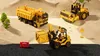 A construction site diorama with toy vehicles. Produktbild-Vorschau