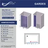 Duschtür Glas 90 cm Dusche Schiebetür 3 Teilig Dreiteilig Produktbild-Vorschau 5