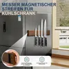 Magnetický blok na nože 40 cm akáciové drevo 4 háčiky Náhľad obrázku produktu 3