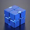 Infinity Cube Antistresová kostka kovová - modrá Modrá Náhled obrázku produktu 8