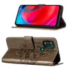 Moto G Stylus 5G 2021 Hülle, Schmetterling Prägung Flip Produktbild-Vorschau 2