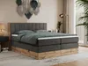 MKS MEBLE King Boxspringbett 180x200 mit Bettkasten Eiche, Produktbild-Vorschau 1