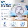 Tichý stolný ventilátor s funkciou otáčania o 90° – Náhľad obrázku produktu 6