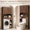 Meuble de rangement pour WC, marque ALIGHTUP, avec 2 portes Voir les images du produit 2