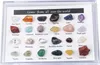 24Pcs Mineral Edelstein Kit Pädagogisches Geologie Produktbild-Vorschau 1