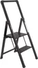 Alu Trittleiter 2-stufig schwarz klappbar Handlauf 150 kg Produktbild-Vorschau 10