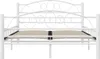 vidaXL Rama łóżka biała metalowa 120x200 cm Podgląd zdjęcia produktu 15
